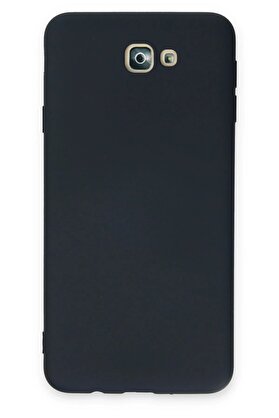 CepteToptan Samsung Galaxy J7 Prime Kılıf Nano içi Kadife Silikon - Lacivert - DROPX3232-8689