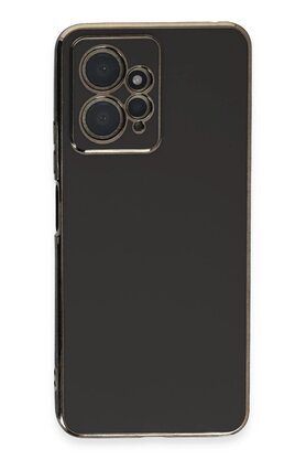 CepteToptan Xiaomi Redmi Note 12 4G Kılıf Volet Silikon - Siyah - DROPX6930-2624