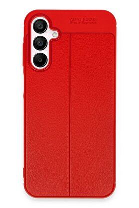 CepteToptan Samsung Galaxy A55 5G Kılıf Auto Focus Kapak - Kırmızı - DROPX6203-3874