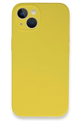 CepteToptan iPhone 13 Mini Kılıf Lansman Legant Silikon - Sarı - DROPX1901-4787