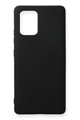 CepteToptan Samsung Galaxy A91 / S10 Lite Kılıf Nano içi Kadife Silikon - Siyah - DROPX1164-4388