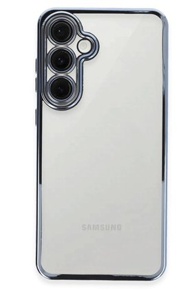 CepteToptan Samsung Galaxy S24 FE Kılıf Lensli Silikon - Lacivert - DROPX8265-2897