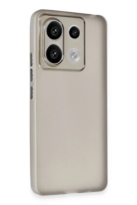CepteToptan Xiaomi Redmi Note 13 Pro 5G Kılıf Silikon - Gri - DROPX8426-4524