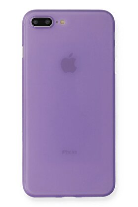 CepteToptan iPhone 7 Plus Kılıf PP Ultra İnce Kapak - Mor - DROPX8177-5243
