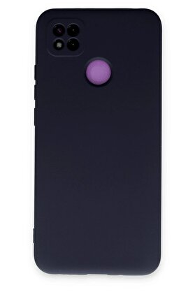 CepteToptan Xiaomi Redmi 9C Kılıf Nano içi Kadife Silikon - Lacivert - DROPX5454-2348