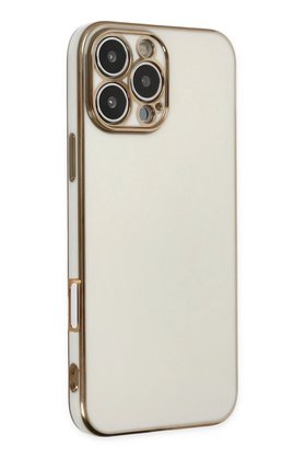CepteToptan iPhone 16 Pro Kılıf Volet Silikon - Beyaz - DROPX4000-3958