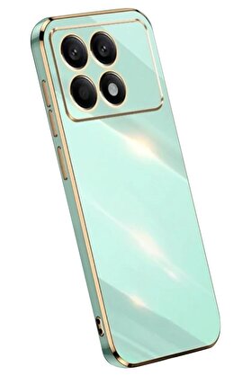 CepteToptan Xiaomi Poco X6 Pro Kılıf Volet Silikon - Açık Yeşil - DROPX3578-2703