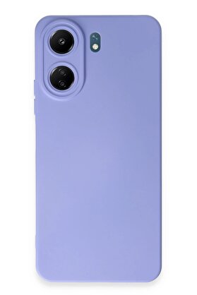 CepteToptan Xiaomi Redmi 13C Kılıf Nano içi Kadife Silikon - Lila - DROPX6264-4385