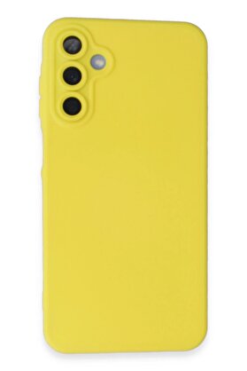 CepteToptan Samsung Galaxy A05S Kılıf Nano içi Kadife Silikon - Sarı - DROPX3333-4103