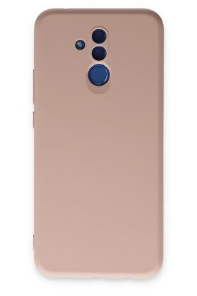 CepteToptan Huawei Mate 20 Lite Kılıf Nano içi Kadife Silikon - Pudra - DROPX8348-7057