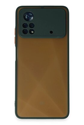 CepteToptan Xiaomi Poco X4 Pro 5G Kılıf Montreal Silikon Kapak - Yeşil - DROPX5637-2405