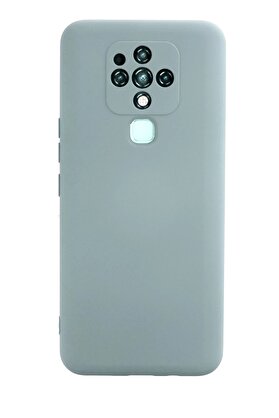 CepteToptan Tecno Camon 16 Kılıf Nano içi Kadife Silikon - Buz Mavisi - DROPX7965-6925