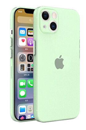 CepteToptan iPhone 13 Kılıf Silikon - Açık Yeşil - DROPX8793-6498