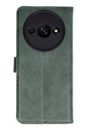 CepteToptan Xiaomi Redmi A3 4G Kılıf Trend S Plus Kapaklı Kılıf - Yeşil - DROPX5075-9370
