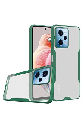 CepteToptan Xiaomi Redmi Note 12 5G Kılıf Platin Silikon - Yeşil - DROPX1844-7833