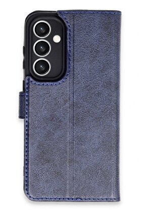 CepteToptan Samsung Galaxy S23 FE Kılıf Trend S Plus Kapaklı Kılıf - Lacivert - DROPX9844-7189