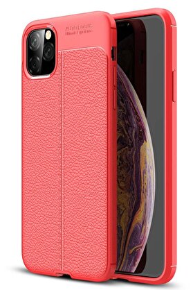 CepteToptan iPhone 11 Pro Kılıf Auto Focus Kapak - Kırmızı - DROPX5150-5137