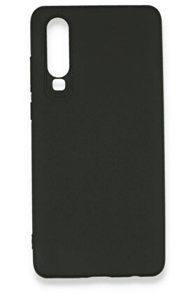CepteToptan Huawei P30 Kılıf First Silikon - Siyah - DROPX8736-5593