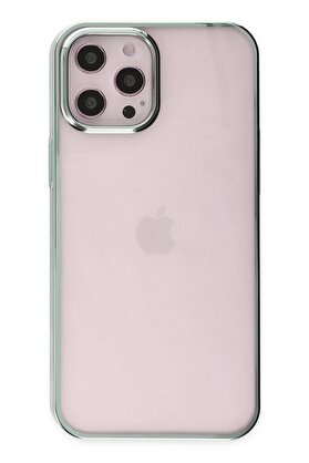 CepteToptan iPhone 12 Pro Max Kılıf Element Silikon - Yeşil - DROPX8801-5000