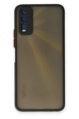 CepteToptan Vivo Y11S Kılıf Montreal Silikon Kapak - Siyah - DROPX3486-7658
