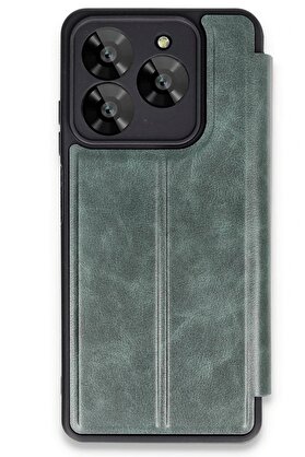 CepteToptan General Mobile Era 50 Kılıf Flip Cover - Koyu Yeşil - DROPX3619-6915