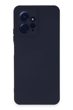 CepteToptan Xiaomi Redmi Note 12 4G Kılıf Nano içi Kadife Silikon - Lacivert - DROPX5909-8132