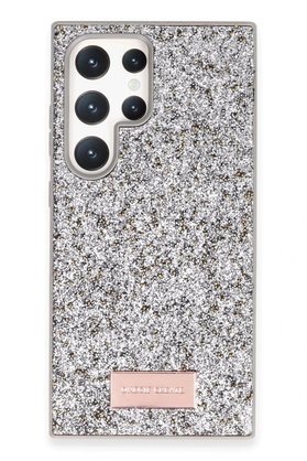 CepteToptan Samsung Galaxy S24 Ultra Bright Simli Kapak - Gümüş - DROPX2600-8403