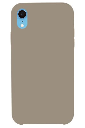 CepteToptan iPhone XR Kılıf Lansman Legant Silikon - Bej - DROPX3062-6719