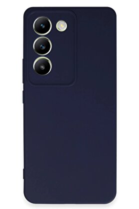 CepteToptan Vivo V30 Lite 4G Kılıf First Silikon - Lacivert - DROPX6939-3212