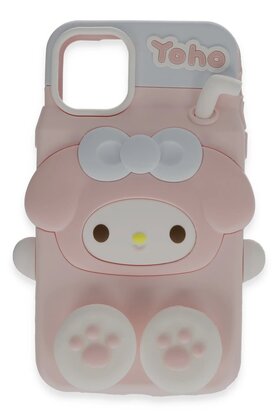 CepteToptan iPhone 11 Kılıf Poky Karakter Silikon Kapak - Desen 2 - DROPX9227-2826