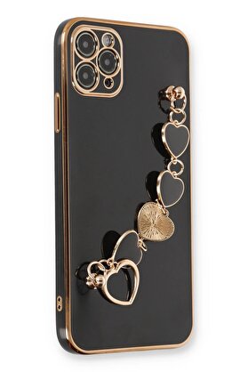 CepteToptan iPhone 11 Pro Max Kılıf Esila Silikon - Siyah - DROPX1910-8892