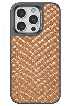 CepteToptan iPhone 15 Pro Max Viper Kapak - Kahverengi - DROPX9126-7253