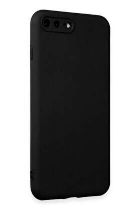 CepteToptan iPhone 7 Plus Kılıf First Silikon - Siyah - DROPX3198-6711