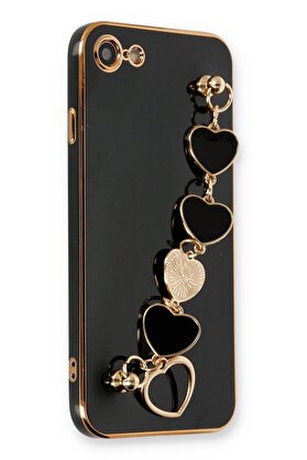 CepteToptan iPhone 7 Kılıf Esila Silikon - Siyah - DROPX9848-1852