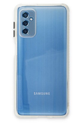 CepteToptan Samsung Galaxy M52 5G Kılıf Miami Şeffaf Silikon - Şeffaf - DROPX9152-5686