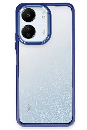 CepteToptan Xiaomi Redmi 13C Uyumlu Kılıf Power Silikon - Lacivert - DROPX3827-8486