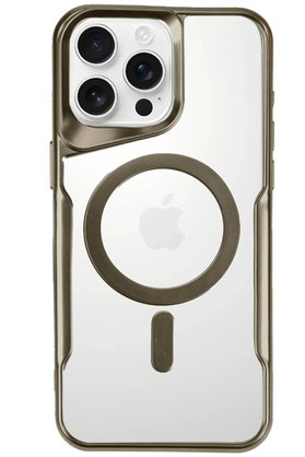 CepteToptan iPhone 16 Pro Max Kılıf Boyi Magsafe Silikon Kapak - Çöl Titanyum - DROPX9759-2626