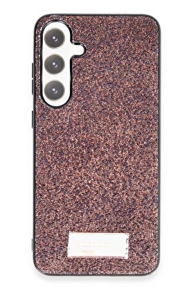 CepteToptan Samsung Galaxy A05S Bright Simli Kapak - Derin Mor - DROPX5793-4945
