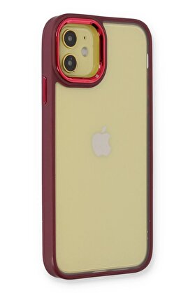 CepteToptan iPhone 12 Kılıf Dora Kapak - Kırmızı - DROPX9054-6878