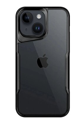 CepteToptan iPhone 15 Kılıf Boyi Silikon Kapak - Siyah - DROPX7914-6303