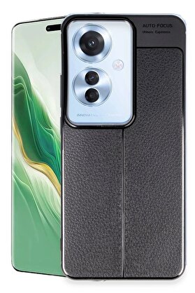 CepteToptan Oppo Reno 11F Kılıf Auto Focus Kapak - Siyah - DROPX2706-2446