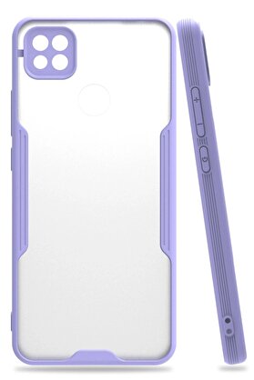 CepteToptan Xiaomi Redmi 9C Kılıf Platin Silikon - Lila - DROPX5520-3601