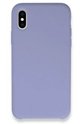 CepteToptan iPhone X Kılıf Lansman Legant Silikon - Lila - DROPX7849-2343