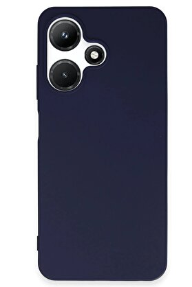 CepteToptan İnfinix Hot 30i Kılıf First Silikon - Lacivert - DROPX5101-7830