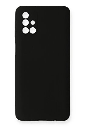 CepteToptan Samsung Galaxy M31S Kılıf First Silikon - Siyah - DROPX9082-7670