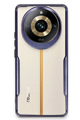 CepteToptan Realme 11 Pro Kılıf Boyi Silikon Kapak - Lacivert - DROPX3461-8313