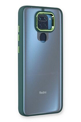 CepteToptan Xiaomi Redmi Note 9 Kılıf Dora Kapak - Haki Yeşil - DROPX3317-7500