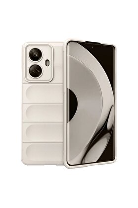CepteToptan Realme 10 Pro 5G Kılıf Optimum Silikon - Krem - DROPX5336-8330