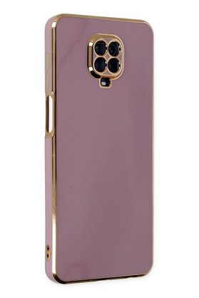 CepteToptan Xiaomi Redmi Note 9 Pro Kılıf Volet Silikon - Mor - DROPX9096-2033