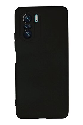 CepteToptan Xiaomi Poco F3 Kılıf Nano içi Kadife Silikon - Siyah - DROPX2650-2440